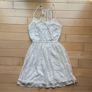 EUC Hollister Co. Paisley Lace Mini Sundress